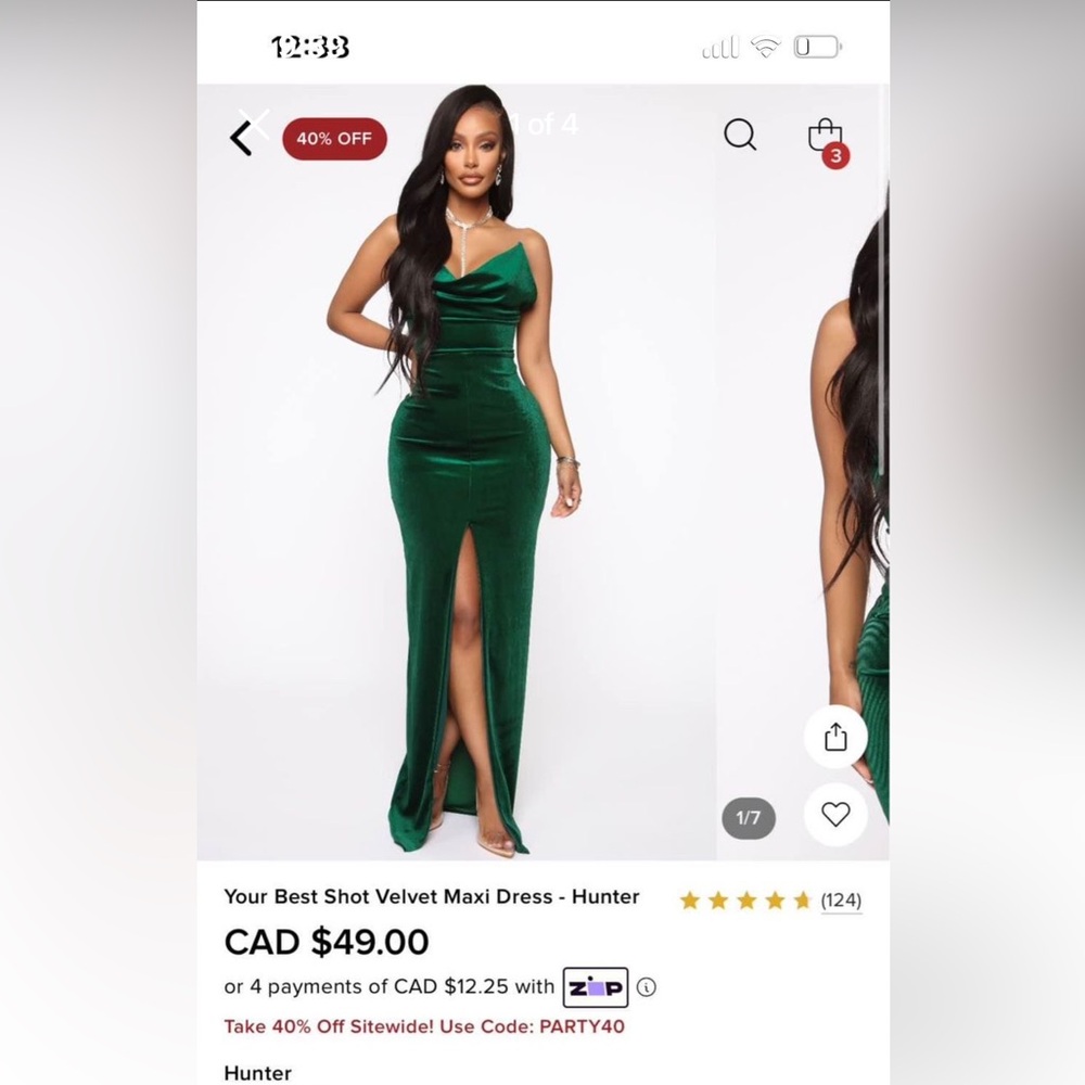 Fashion nova formal dress
